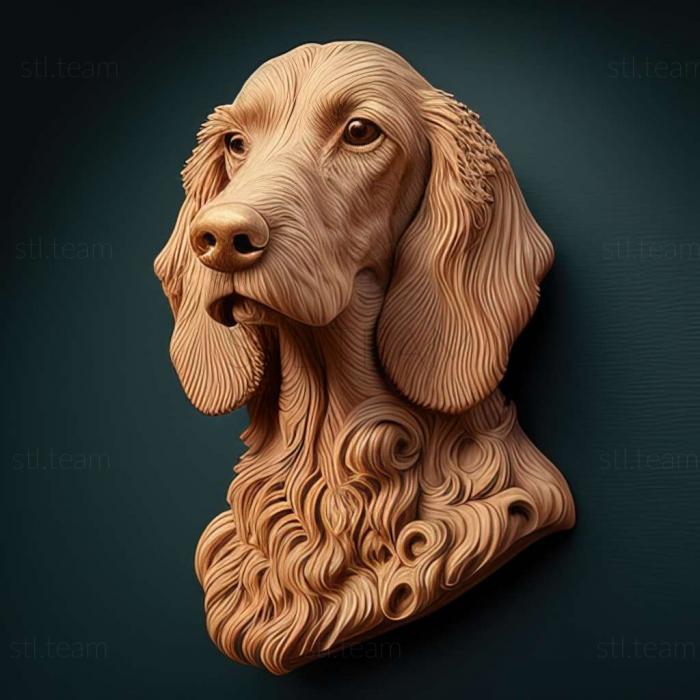 3D model Poodle Pointer dog (STL)